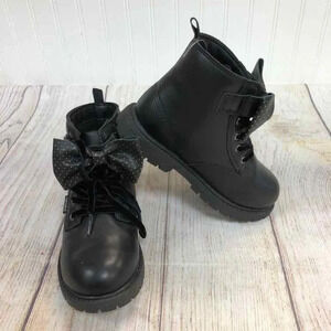 NWOB Carters Combat Black Girls Boots